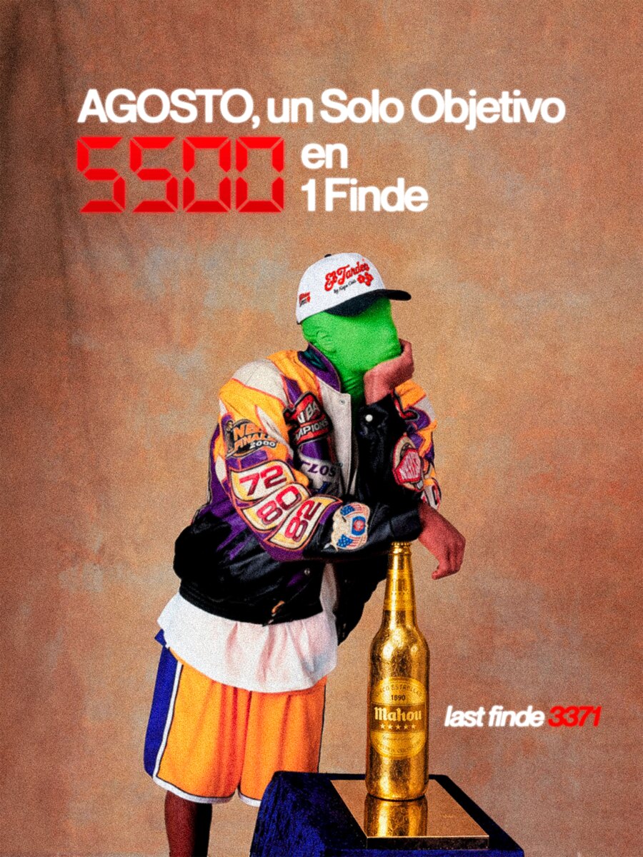 Agosto, un solo objetivo: 5500 botellines en un finde. Último finde: 3371